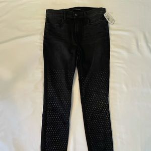 NWT J Brand Studded High Rise Skinny Jeans